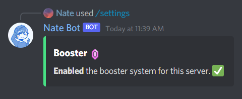 Booster System Toggle