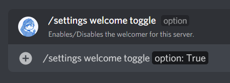 Welcomer Toggle